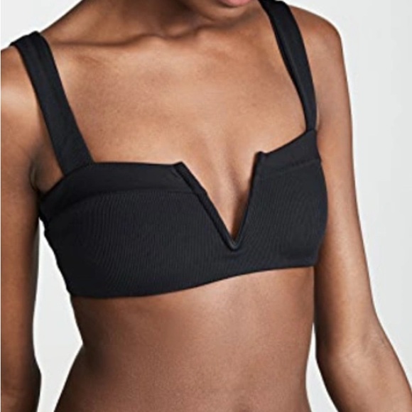 aerie Other - Aerie Shine V Wire Scoop Bikini Top